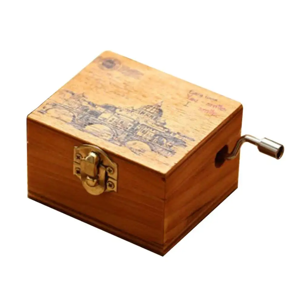 Personalizable Wood Musical Box