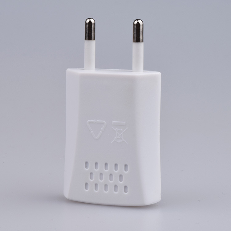 Одобренное CE дорожное usb Сетевое зарядное устройство для мобильных зарядных устройств 5 в 1A EU 2 контакта вилка