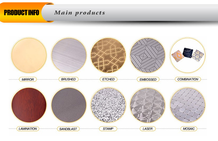 China Factory Customized 201 202 304 Grade Decorative Panel Embossed Stainless Steel Sheet Price