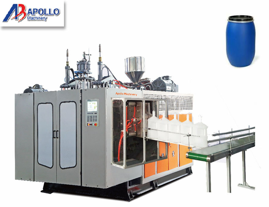 HDPE PP ПК пластиковые бутылки Контейнер квадратный баррель выдувные машины экструзионно машины