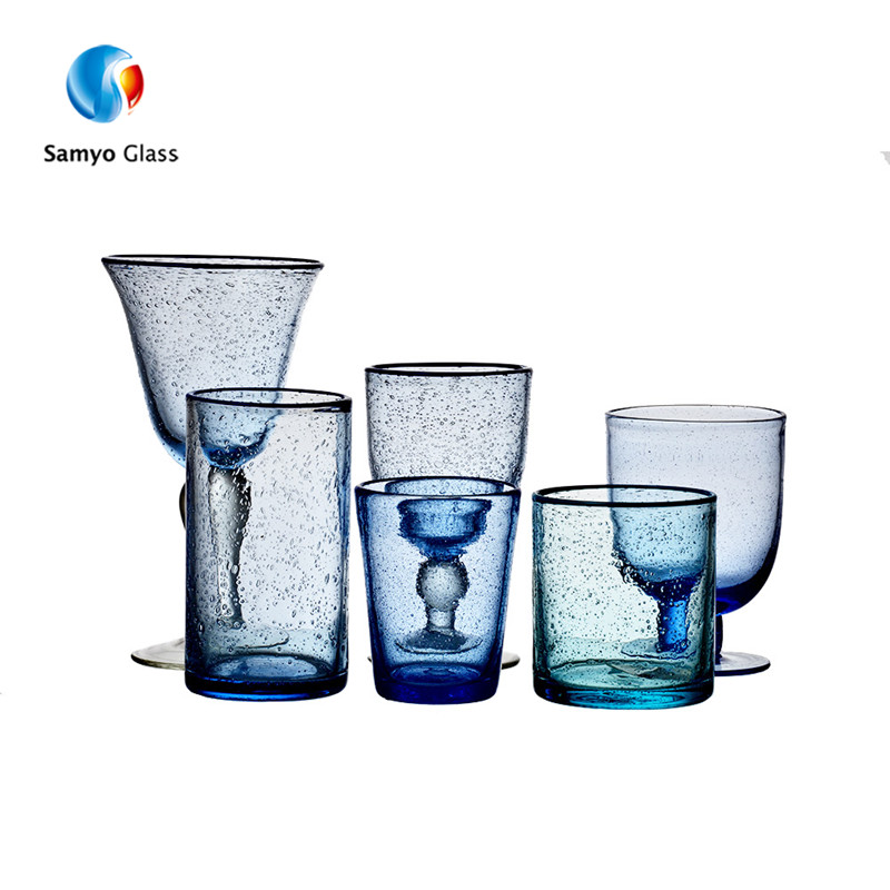 All size ball stem ice glass tea cup sets