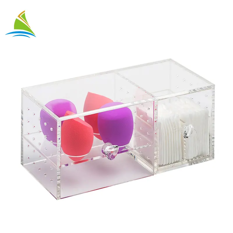 Wholesale custom size clear cosmetic organizer makeup case