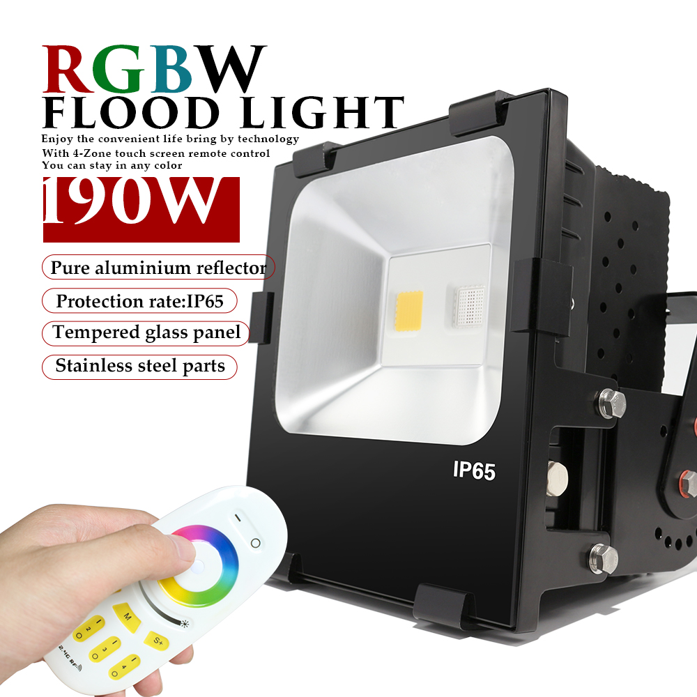 Китайский завод Wifi 2,4G RG управление Ip65 200W RGB RGBW светодиодный прожектор для ландшафтного освещения