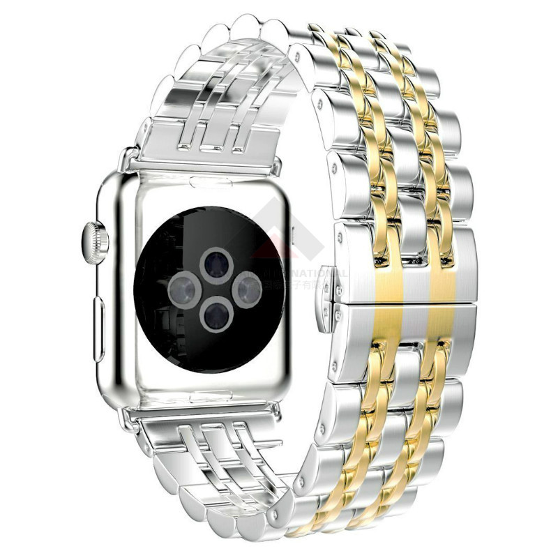 Ремешок для часов Apple Watch из нержавеющей стали 40 мм 44 мм 38 мм 42 мм