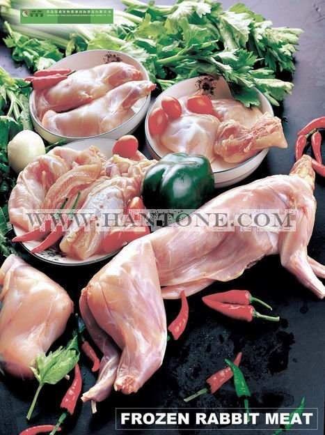 мясо кролика, всего каркаса, задняя нога кость в