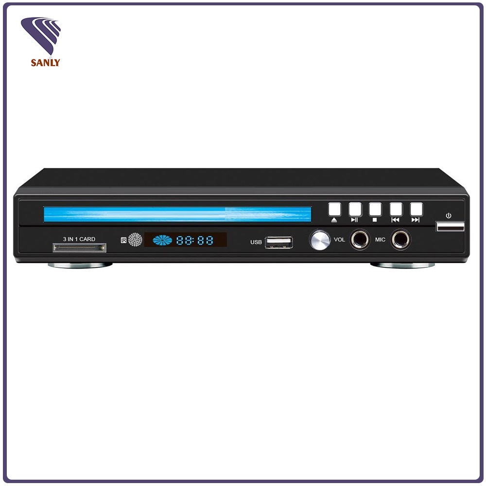 Санли Electrronic бесплатная область 2,0/5,1 усилитель usb/RMVB/CD dvd плеер