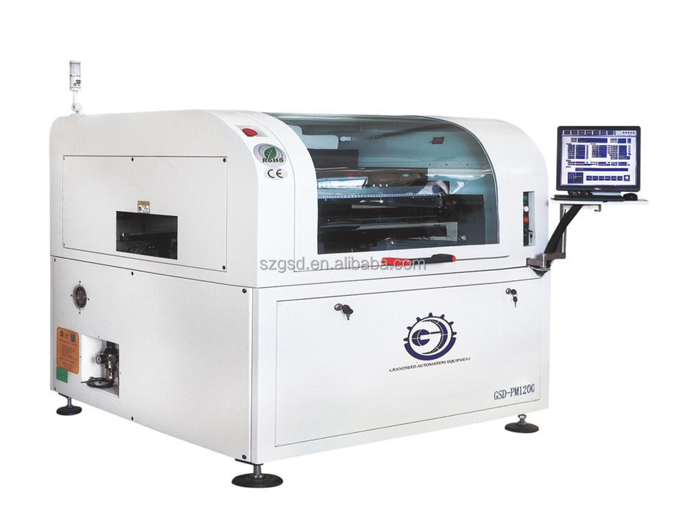 GSD-PM1200L оборудование для печати паяльной пасты, профессиональный принтер паяльной пасты с ПК и ручным управлением