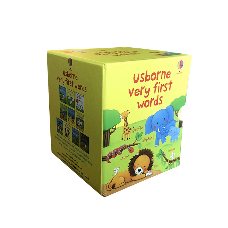 Usborne самый первый слов Коллекция 10 книг, набор в коробке книги на английском языке