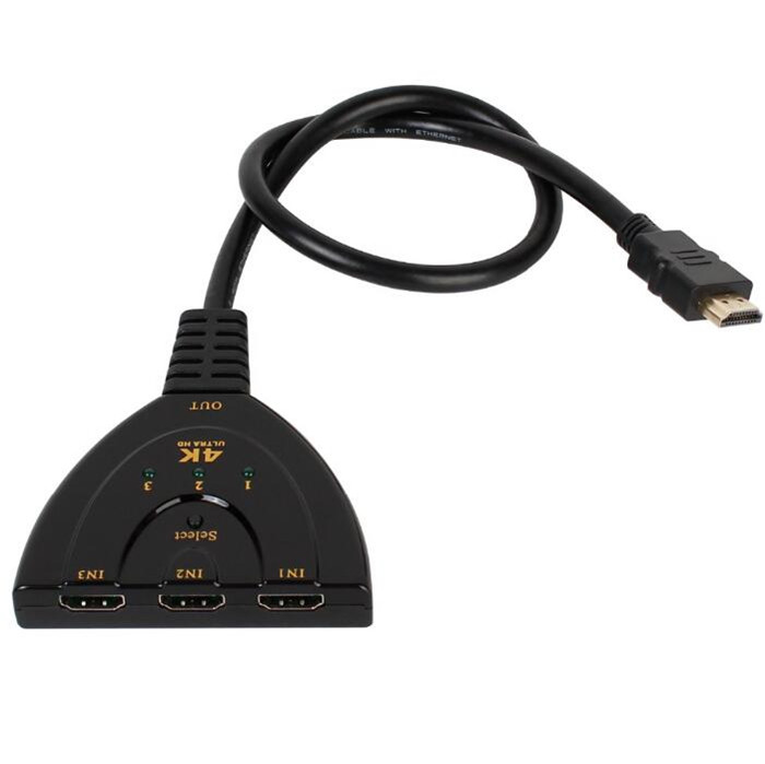 4 к К * 2 к hdmi коммутатор 3 в 1 из 3 * К 1 4 к hdmi коммутатор 3 порта для hdtv