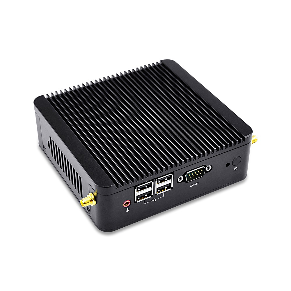 Qotom 2 LAN 1007u DDR3 ram Win XP win 8 Win 10 Compact 12v Мини компьютеры