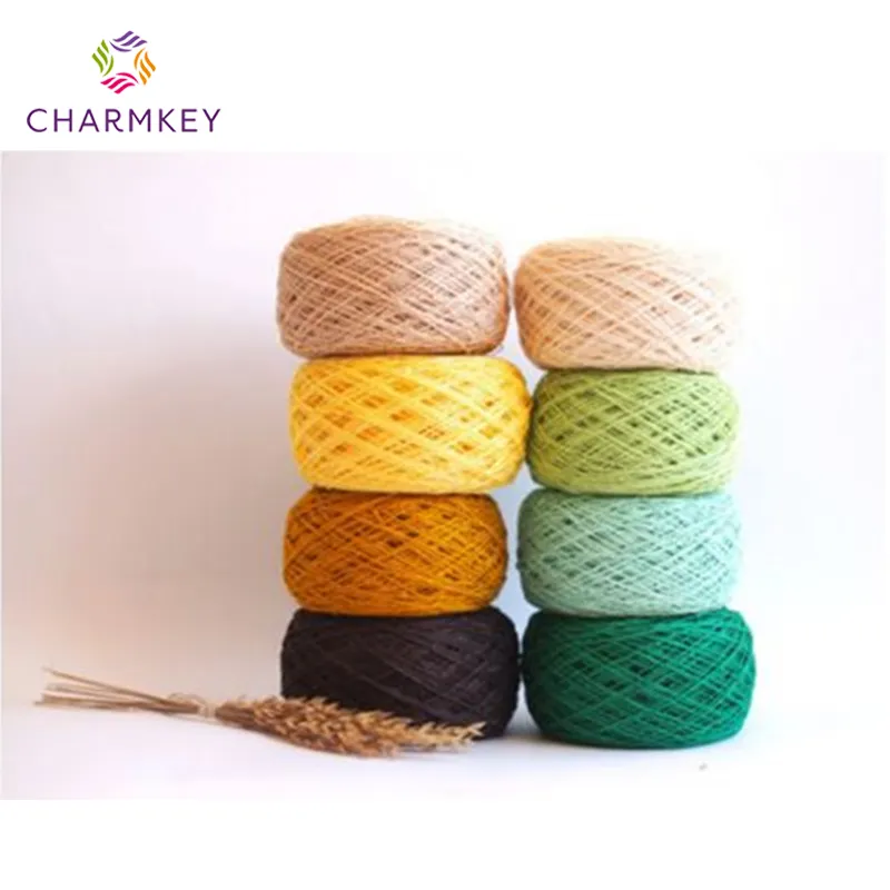 Charmkey wholesale high tenacity linen yarn 100 good price used clothing sofa cover
