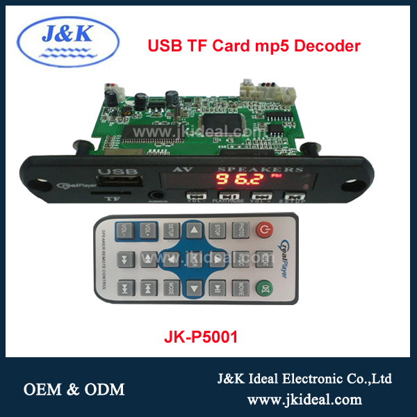 JK-P5001 usb tf pmp mp5 плеер для усилителя