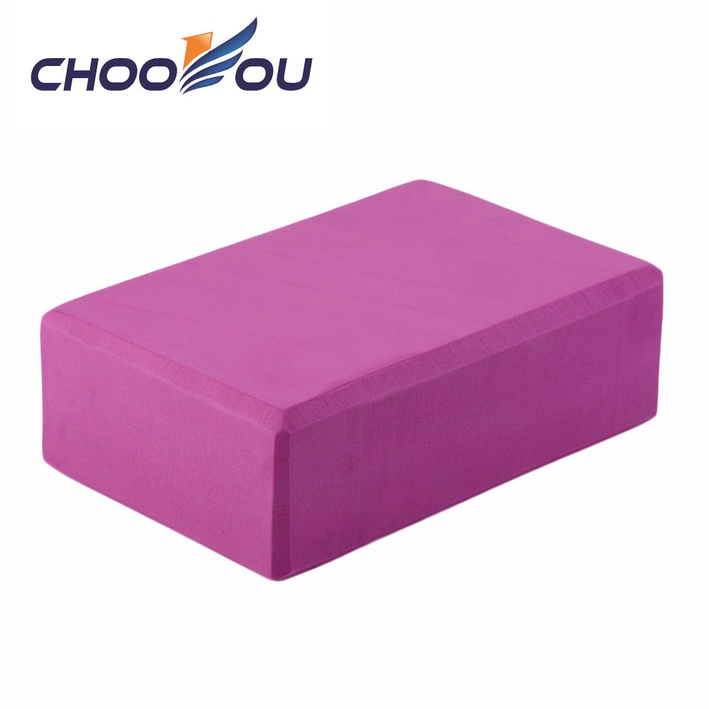 CHOOYOU OEM EVA Women Home Fitness Training Custom Logo Print Eco Exercise Pilates Yoga Block