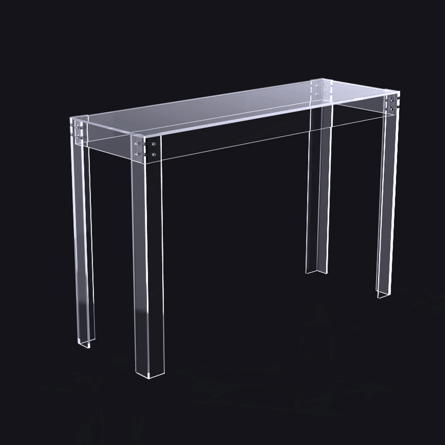 Современный акриловый прозрачный консольный стол Lucite мебель для дома Обеденный стол Акриловый Обеденный Стол