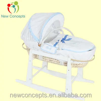 handmade Baby carrier Moses Basket With rocking stand