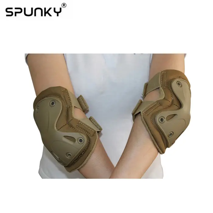 Outdoor Sport Tactical Knee and Elbow Pads Set with Adjustable Straps