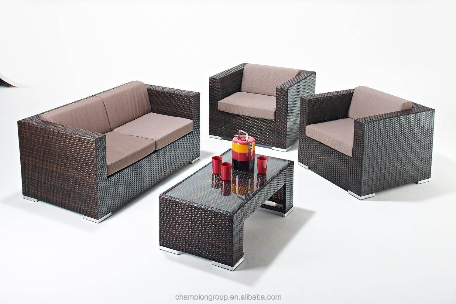 outdoor garden rattan sofa