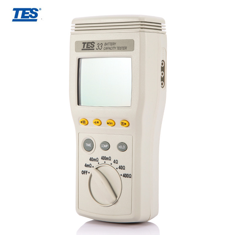 TES-33 тестер емкости аккумулятора DCA/DCV/емкости/сопротивления/температуры с USB-датчиком