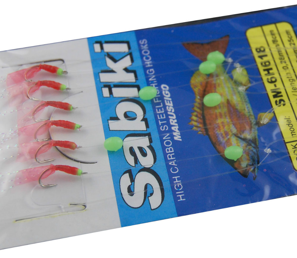 Quality Certified Stock Fishing Tackle Skin Flash Sabiki Rigs