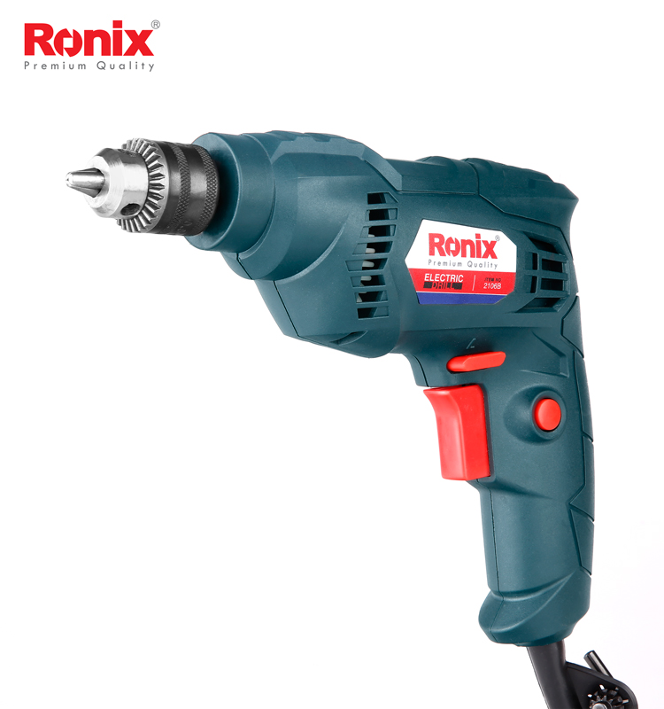 Ronix общего назначения 2106B 6,5 мм-400 Вт тонкий корпус электрическая дрель