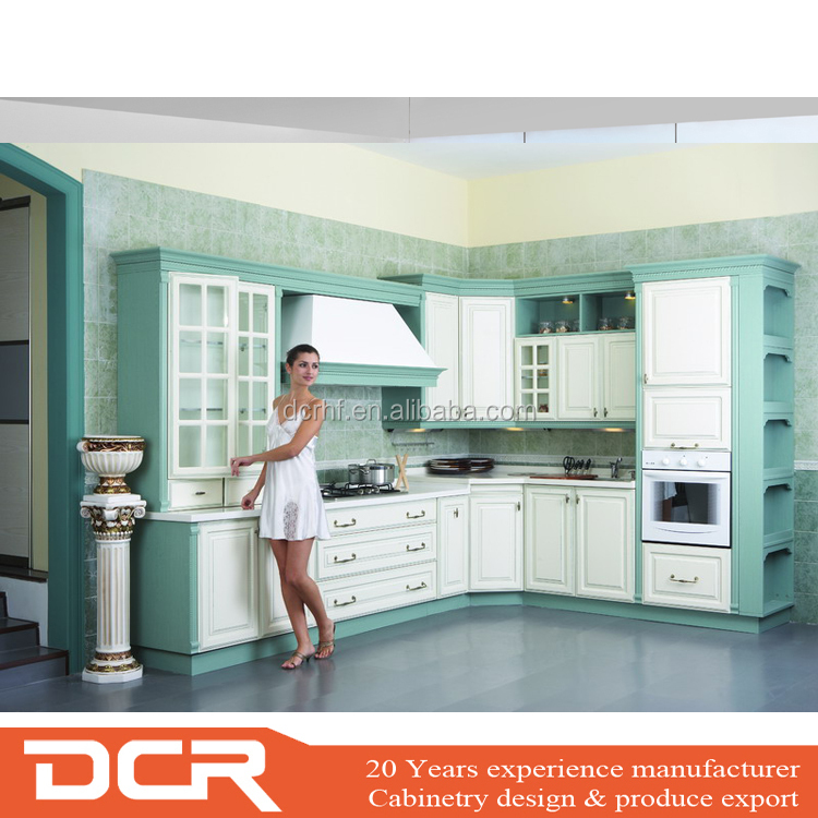 High Gloss White Color Vinyl Wrapped PVC Kitchen Cabinet Door for America Market