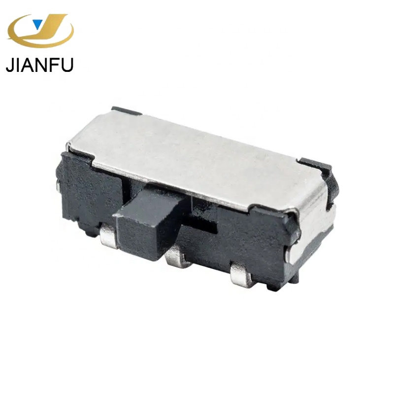 3-контактный с плоскими smd 1p2t правый угол 2 way ползунковый переключатель