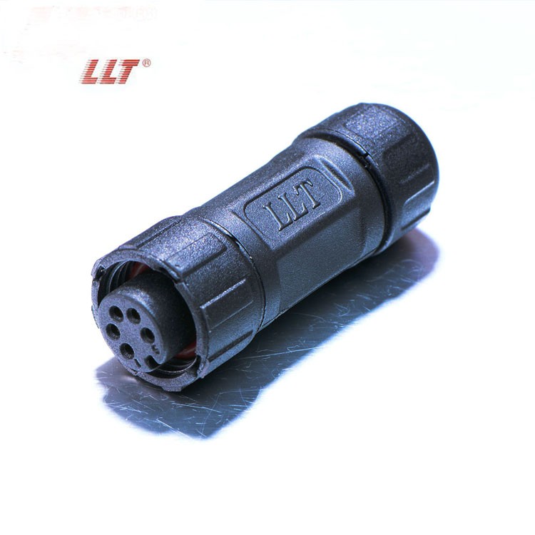 LLT IP67 M12 5 6 7 8 Pin Waterproof Circular Connectors Manufacturer For Grow Light Strip