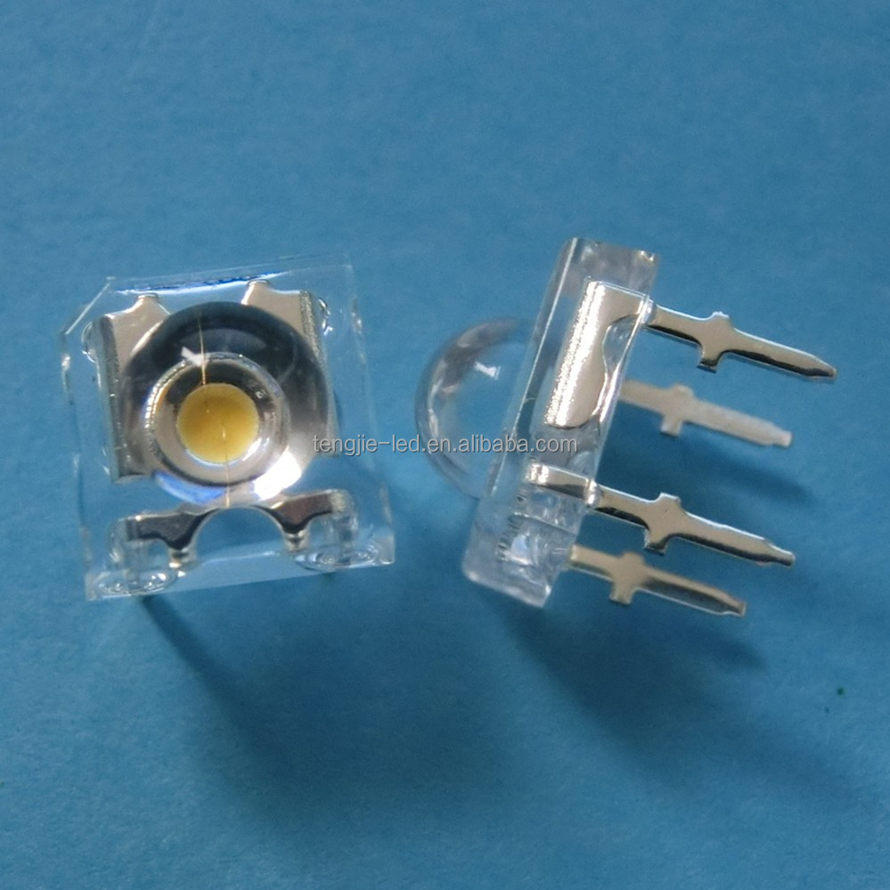 4pin теплый белый 5 мм супер светодио дный поток LED piranha диод 3 В в эпоксидной смолы Высокая яркость