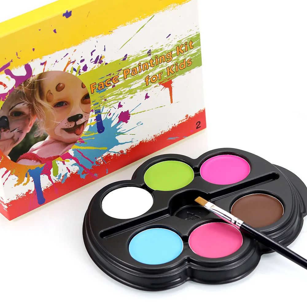 Top quality makeup 12 colors professional face body paint Non-toxic body face paint