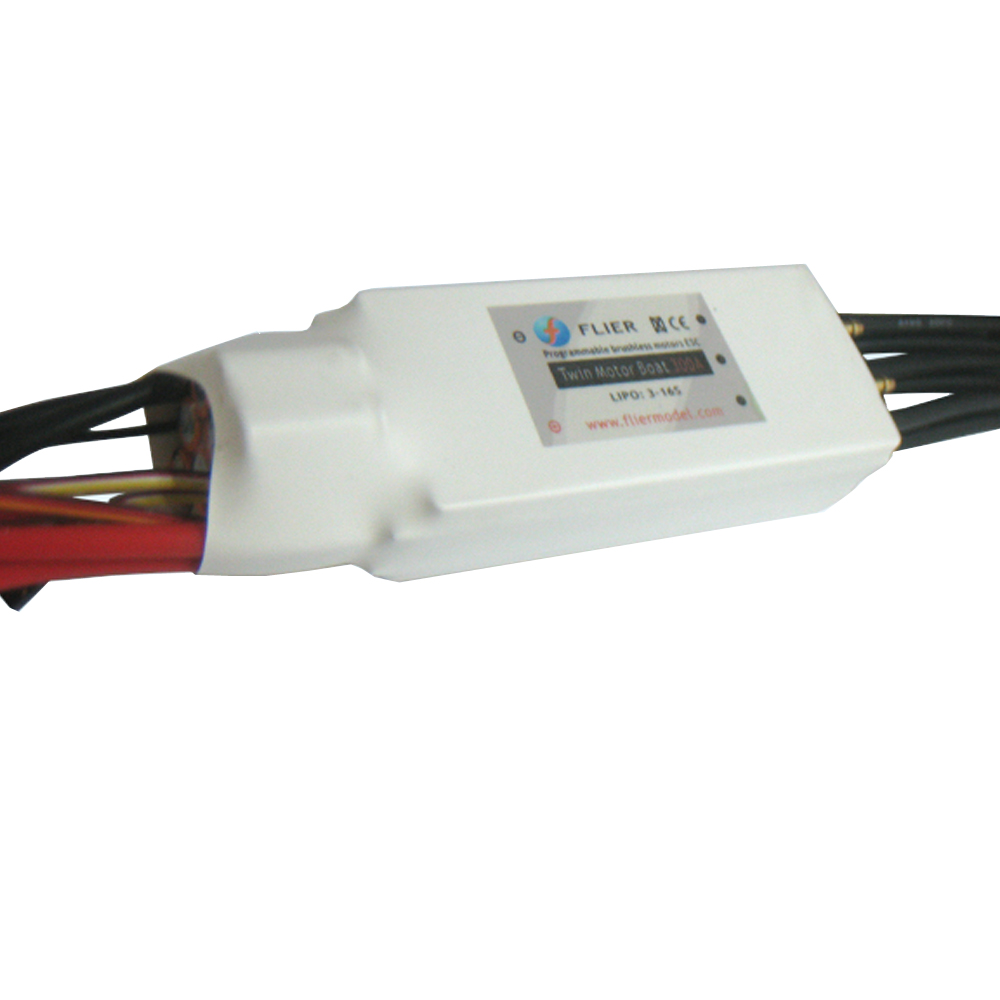 Двойной мотор flier 16S 300A ESC для RC лодки с двойным мотором ESC