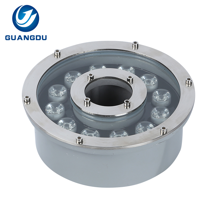 12 V IP68 открытый нержавеющей стали 6 W 9 W 12 W 18 W подводный кольцо привело фонтан света