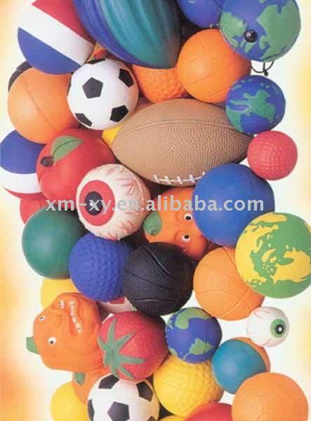 мягкий pu шарик игрушки