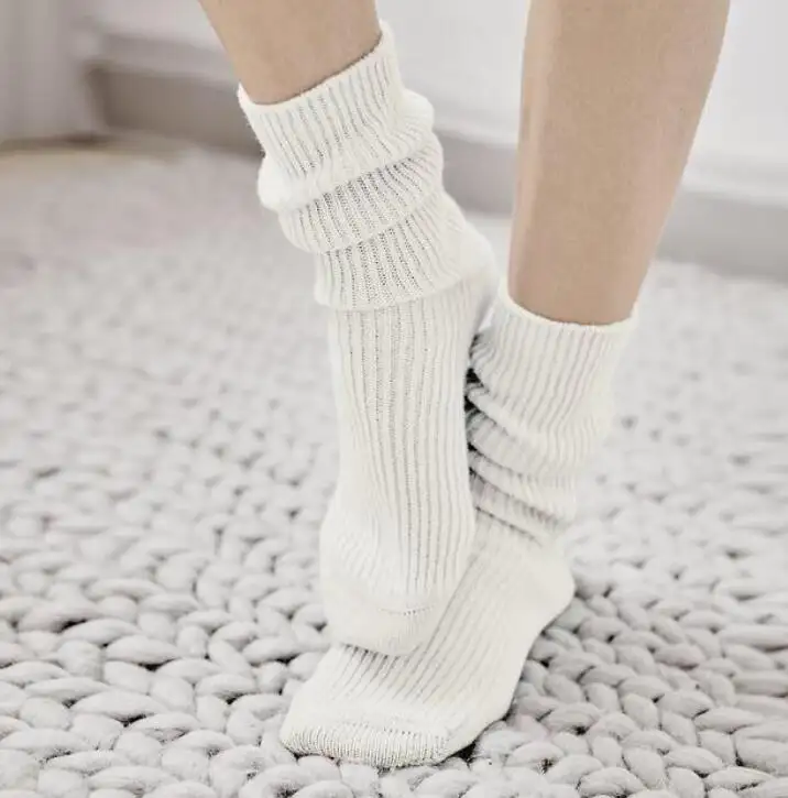 Белый 100 кашемировые носки