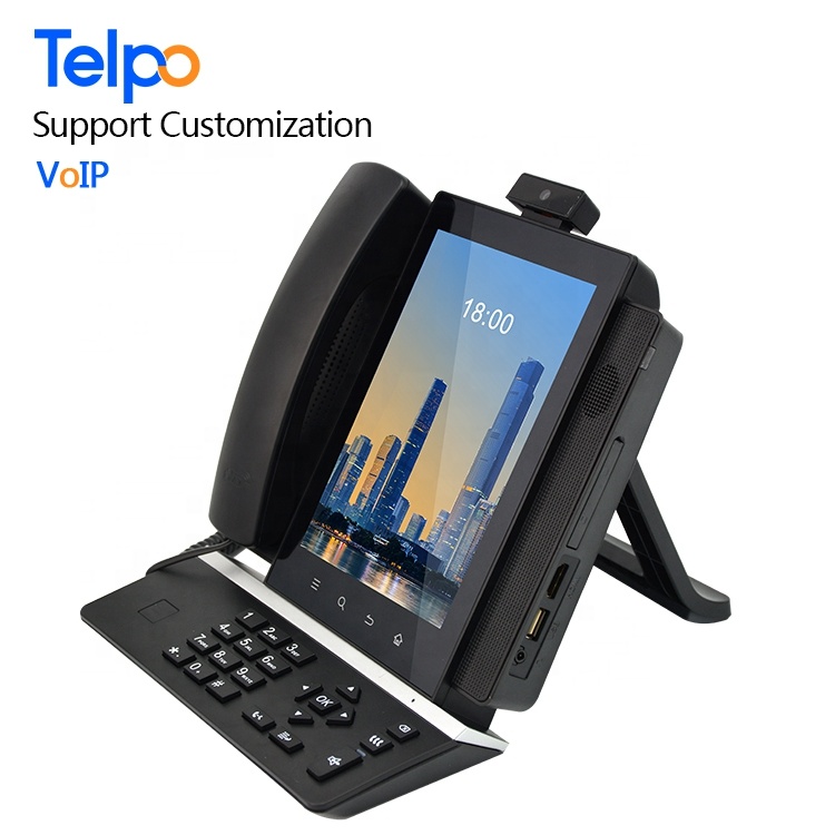 Новое поступление, настольный телефон Telpo V100 Android SIP для бизнеса и офиса