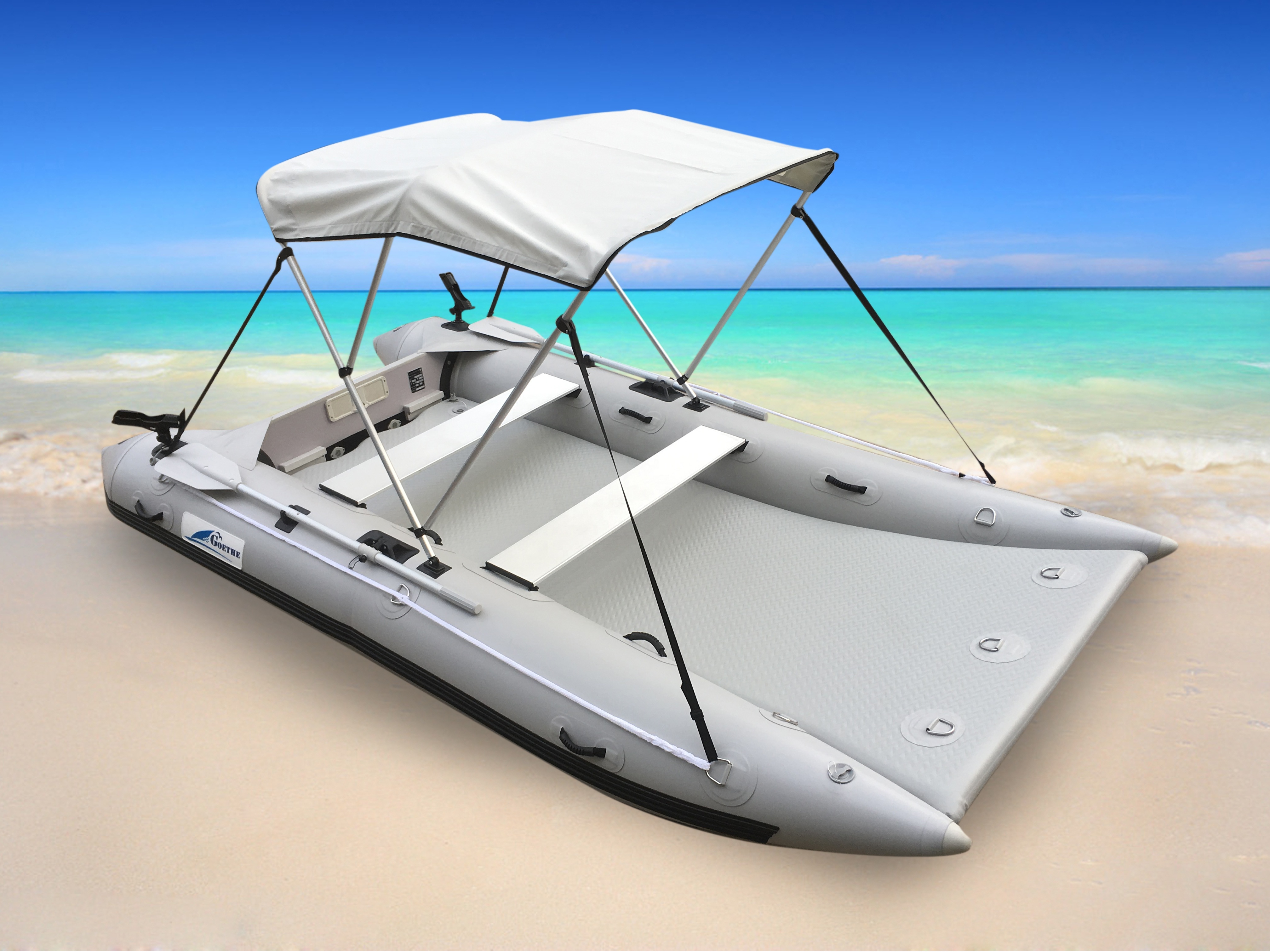 MC370 Goethe, Прямая продажа с завода, небольшой лодка-катамаран из ПВХ