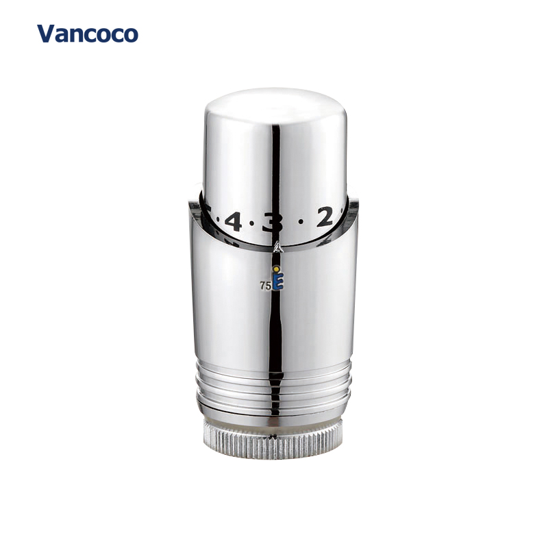 Полированный хромированный пластиковый радиатор Vancoco YK309P, термостатическая головка клапана от производителя