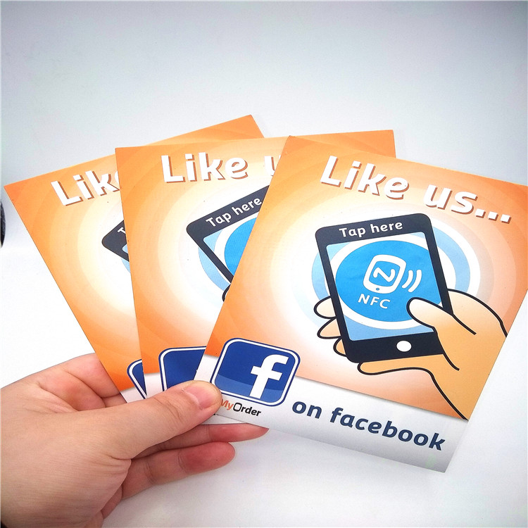 Facebook twitter веб-сайт, как us Tap NFC постеры для ресторана кафе магазина отеля маркетинга