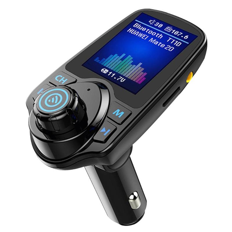 1,8 дюймов высокой четкости TFT дисплей T11D Bluetooth Handsfree автомобильный комплект fm-передатчик MP3-плеер Быстрый двойной USB зарядное устройство