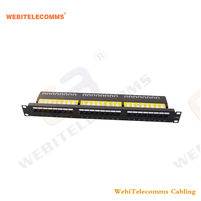 1U 19 дюймов Rackmount сети кабельной полный загружен 3x8 UTP RJ45 IDC 110 Cat6 патч панель