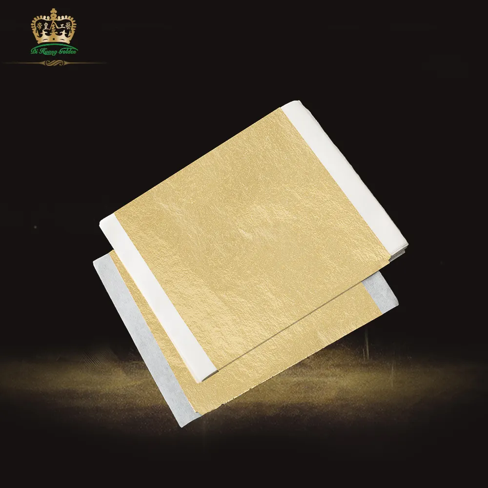 Factory manufacturer low price champagne gold color foil leaf