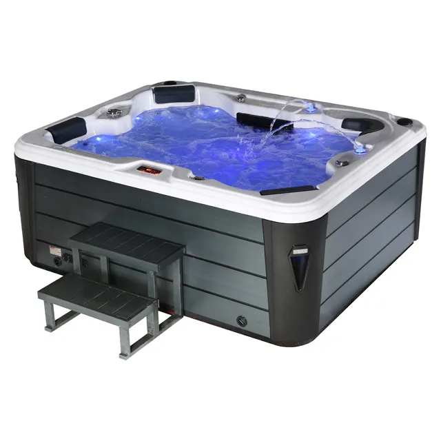 PFDJJ-15 Americano hottubs outdoor 2018,4 seater hot tub,hydrotherapy spa pool