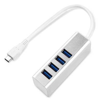 Многофункциональный тип-c адаптер 3,0 USB высокоскоростной 4 порта концентратор