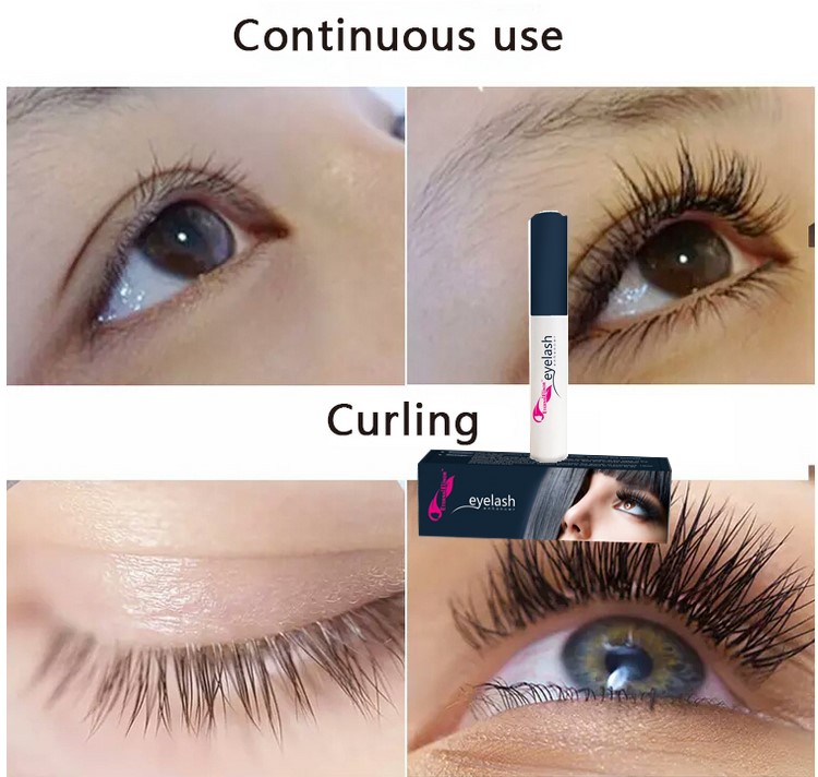 private label 7 Days Grow 2-3 mm feg eyelash growth Liquid!