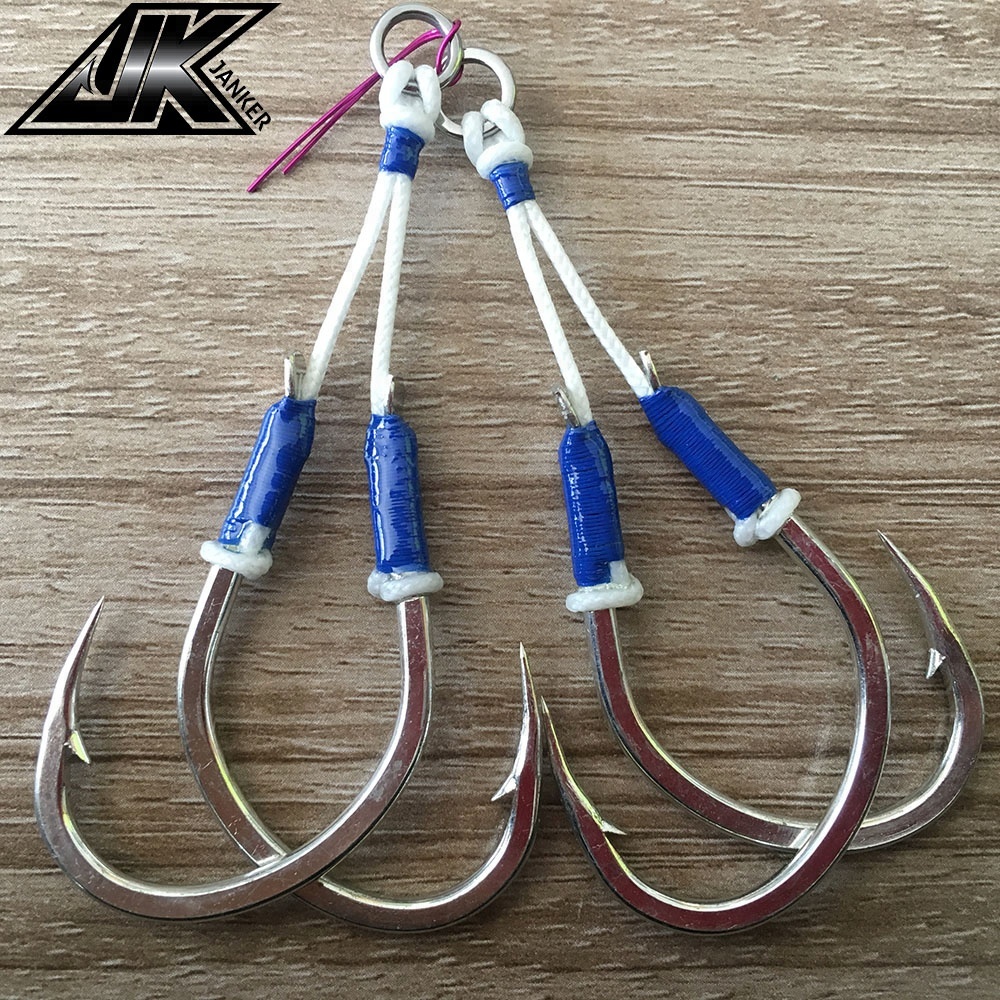 Крючки JK для морской рыбалки, вспомогательный крючок для медленного джиггинга