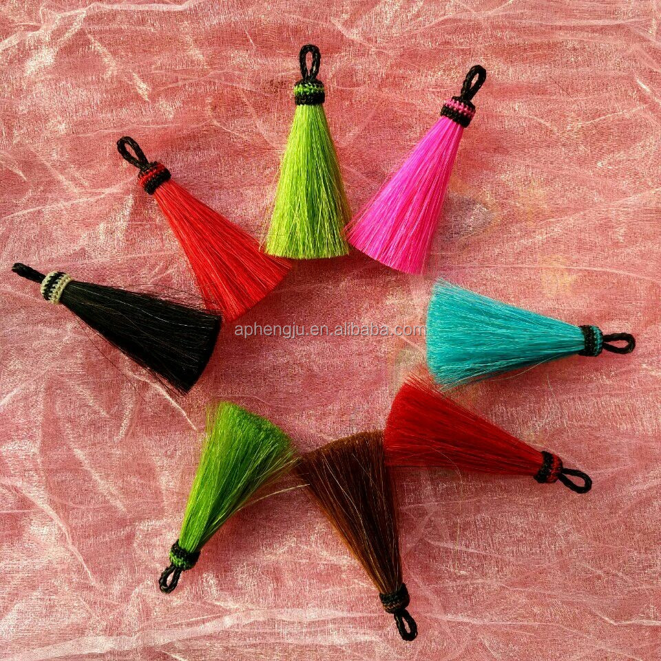 Captivating Horse Tail Hair Bridle Breast Collar Tassels