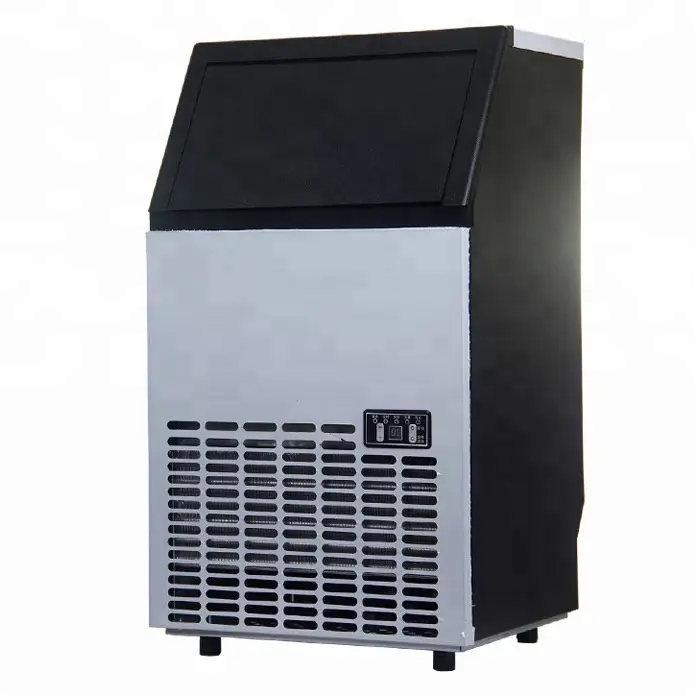 Hicon professional led display small commercial ice cube maker machine 45kg/24h CE, GS, EMC