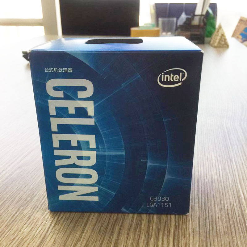 Новый процессор Intel Celeron G3930 в штучной упаковке LGA1151 2,9G двухъядерный 100% работает должным образом