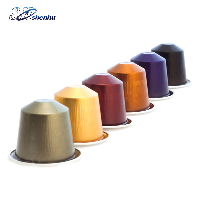 Высококачественная алюминиевая фольга, пустая кофейная капсула Nespresso