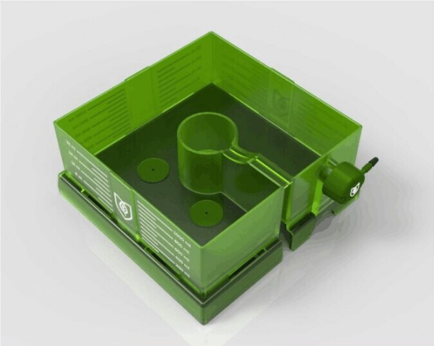 Hydroponic 6 Inch Rockwool Cube Grow Cap Drip Tray