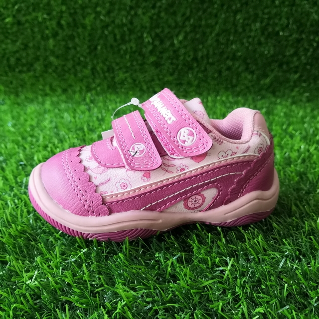 customize and wholesale kids sneaker pink baby girl flat casual shoes